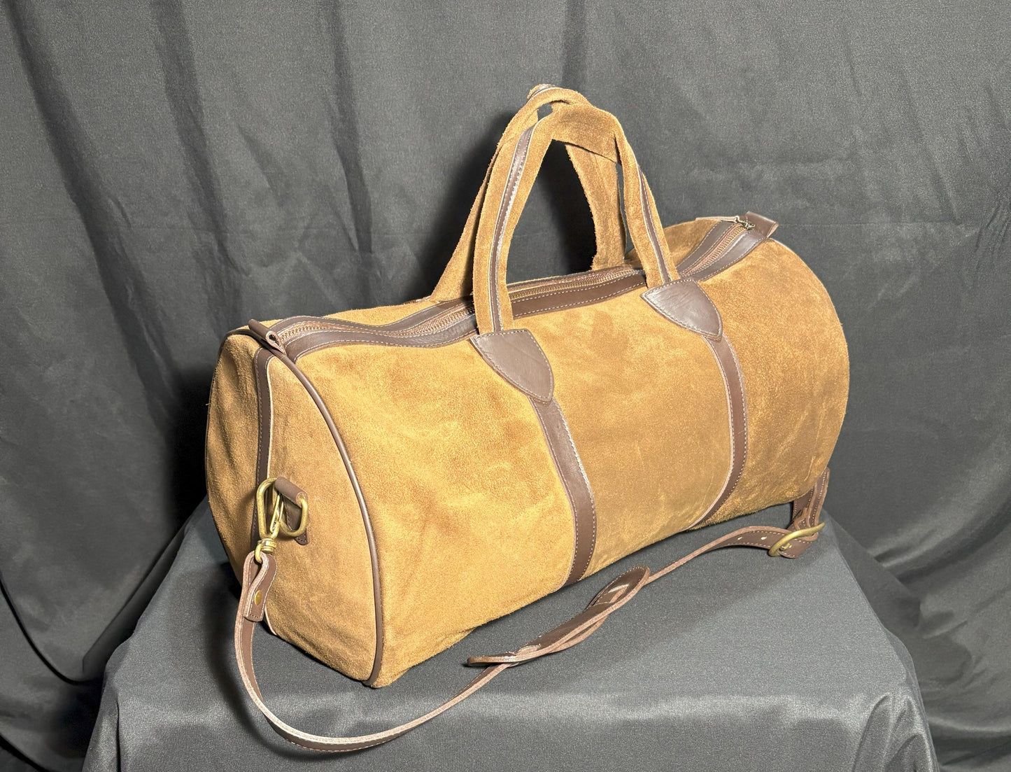 Suede Travel Bag